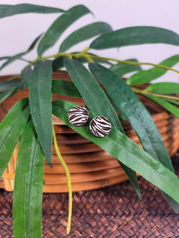 Wildwood Earrings Zebra