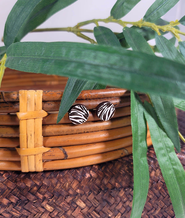 Wildwood Earrings Zebra