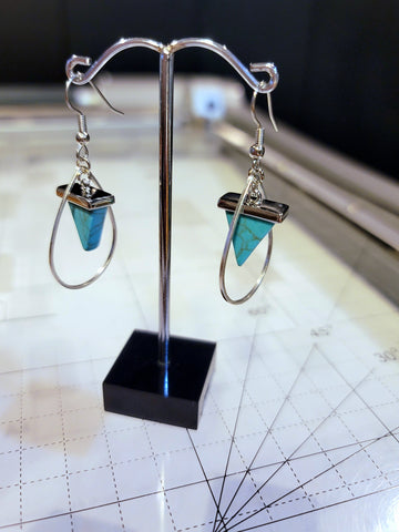 Downward Angle Earrings