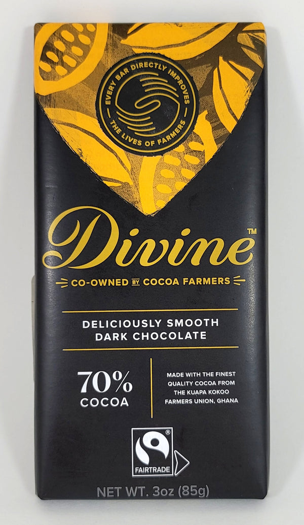 Divine Chocolate Dark Chocolate Bar