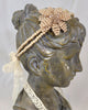 Cream With Tan Flower Headband
