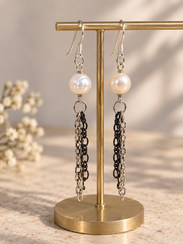 Unchained Pearl Earrings