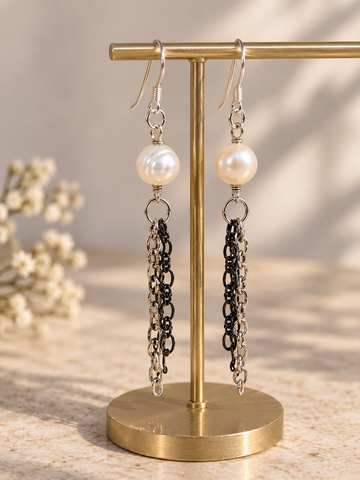 Unchained Pearl Earrings
