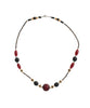 Red Amber, Bone & Horn Necklace