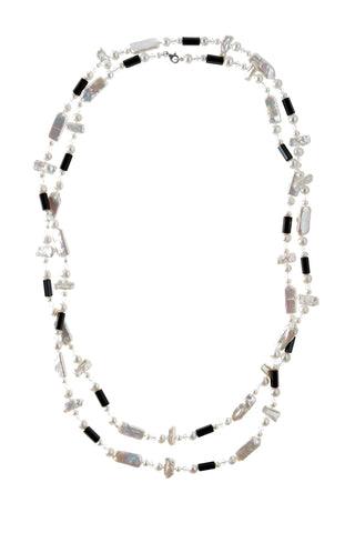Pearl & Barrel Agate Necklace