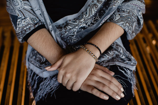 Sheer Silky Scarf Grey