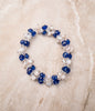 Pearl & Blue Crystal Bracelet