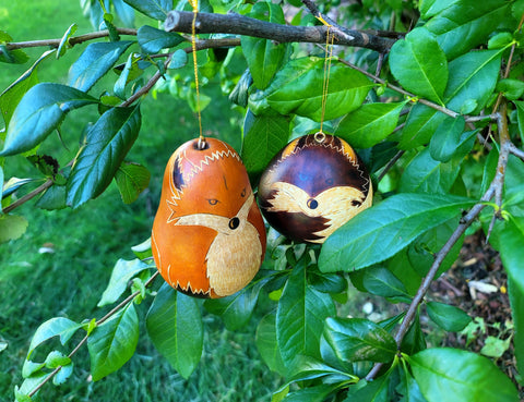 Fox Gourd Ornament