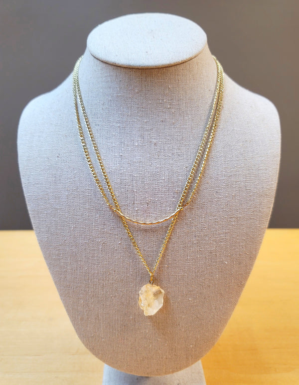 Crystal Swag Necklace