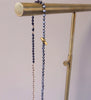 Long Faceted Rondelle Necklace