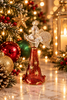 Simple Angel Ornament Red