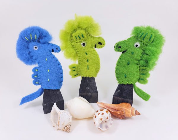 Sea Horse Finger Puppet