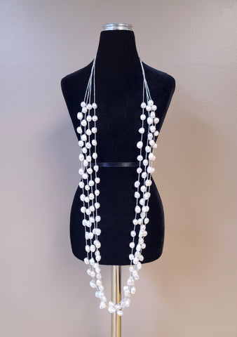White Dove Pearl Necklace