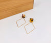 Tortoise Shell Prism Earring