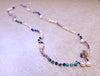 Jewel Toned Shimmer Pearl Necklace