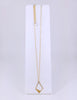 Rhombus Brass Necklace