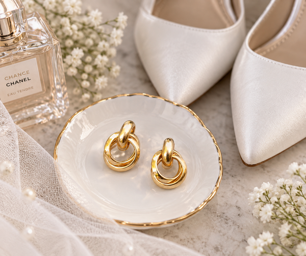 Gold Knot Earrings