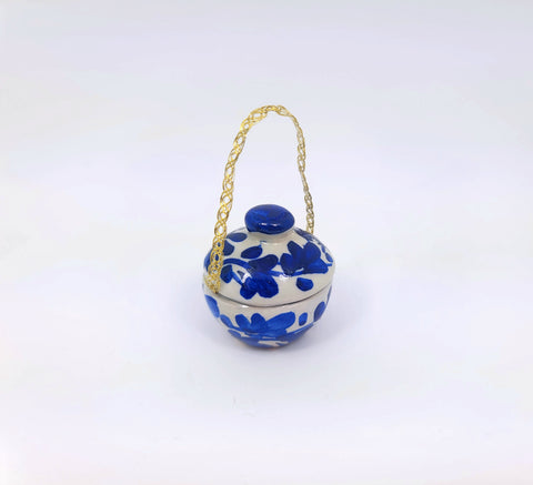 Oriental Ceramic Pot Ornament