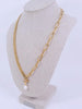 Nautical Pearl Pendant (108453) paired with Half & Half Necklace (108552 - sold separately)