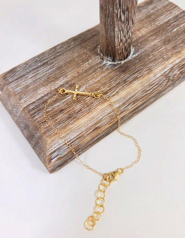Oak Cross Necklace – WAR Chest Boutique