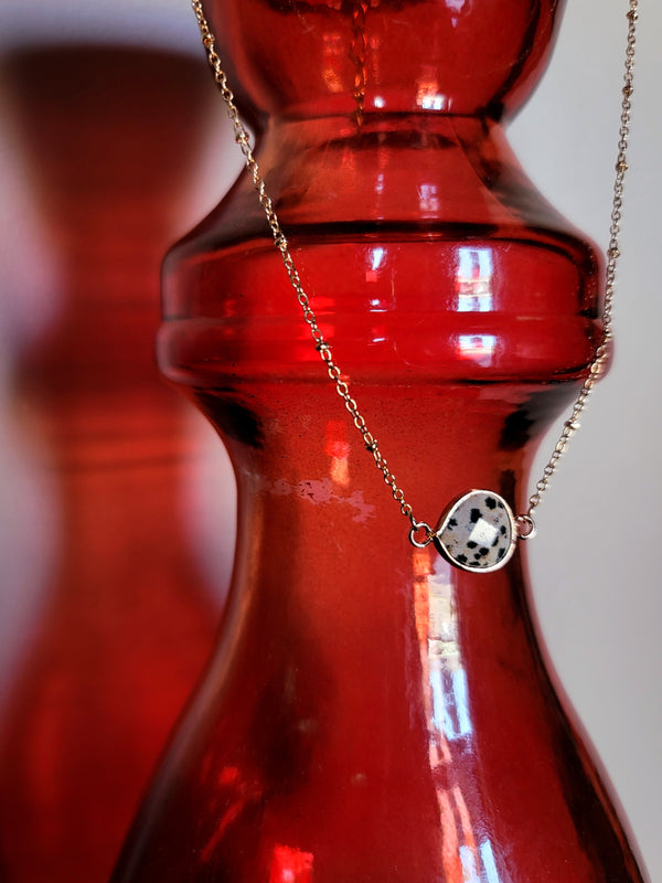 Dalmatian Drop Necklace