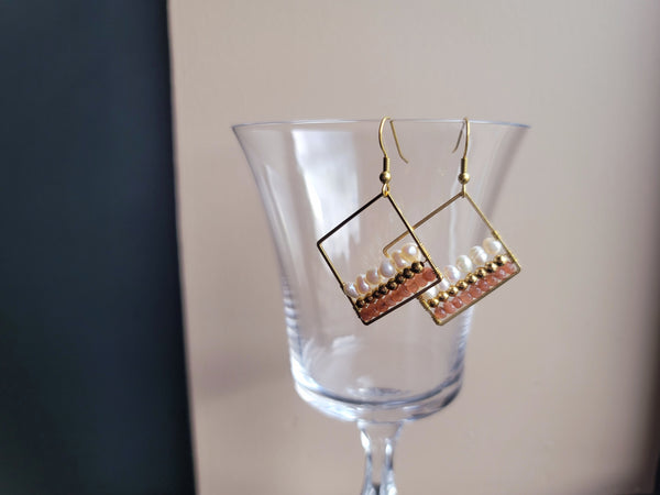 Mocha Trifecta Earrings