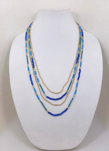 Charming Jewel Cobalt Necklace