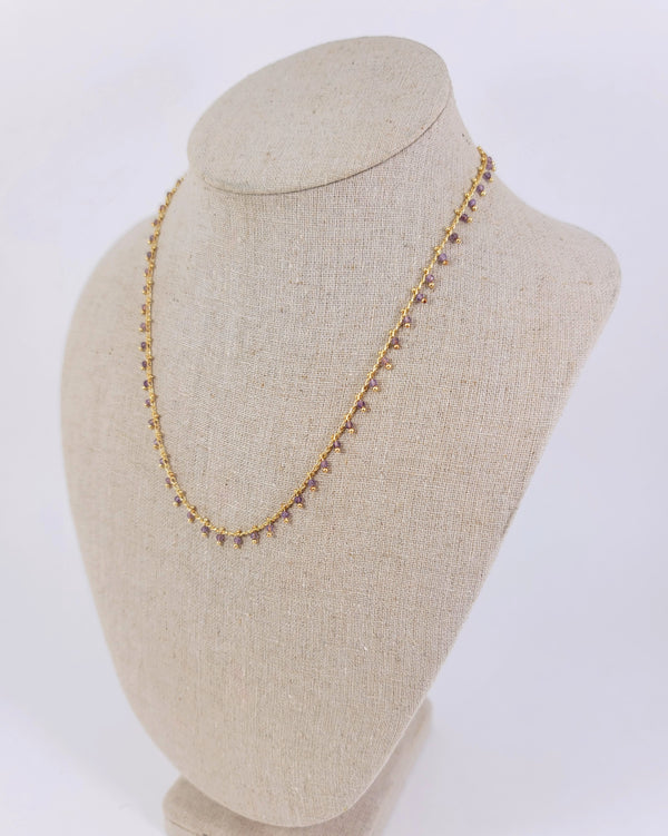 Amethyst Trimmed Necklace