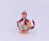 Red Ceramic Teapot Ornament