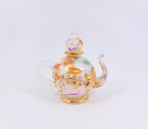 Yellow Ceramic Teapot Ornament