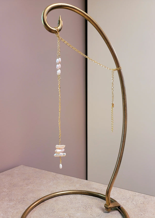 Stacked Pearl Necklace