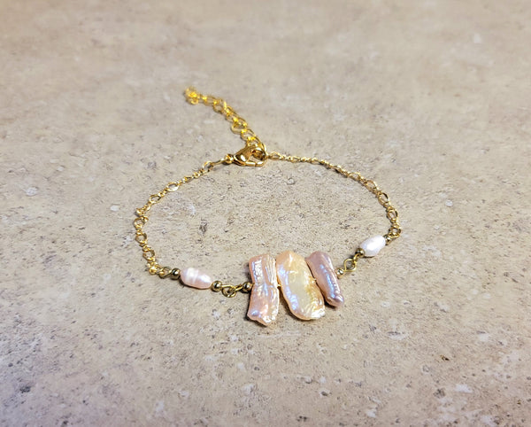 Stacked Pearl Bracelet
