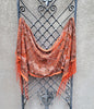 Sparkle Sheer Scarf Orange