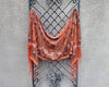 Sparkle Sheer Scarf Orange