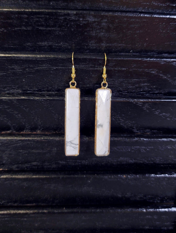 Howlite Dangle Earrings