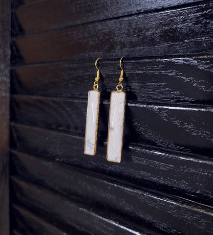 Howlite Dangle Earrings