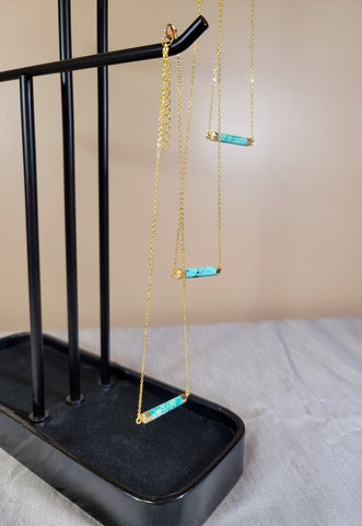 Seafoam Bar Necklace