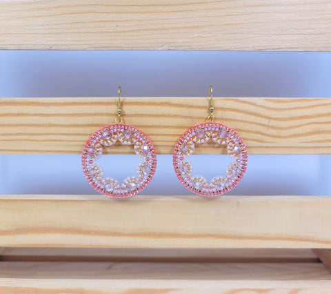 Strawberry Lace Earrings