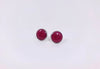 Berry Button Earrings