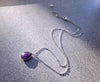 Poised in Purple Necklace