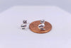 Silver Plated Stud Earrings