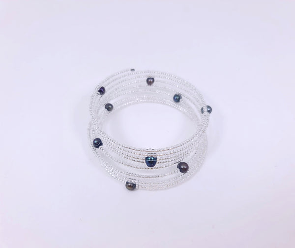 Black Pearl Glam Bracelet