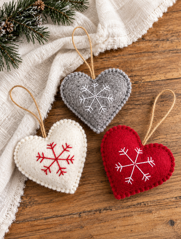 Felt Heart Ornament