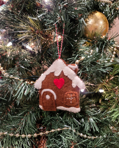 Felt Gingerbread Ornament