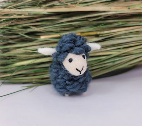 Small Felt Sheep Grey