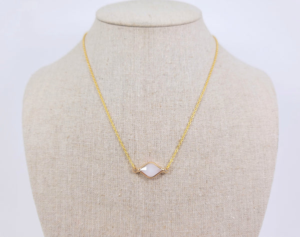Agate Fog Necklace