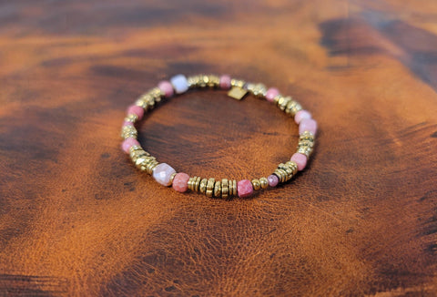 Pink Abacus Bracelet