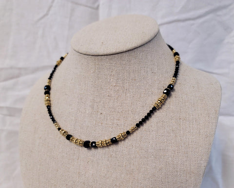 Black Abacus Necklace