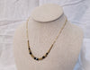 Black Abacus Chain Necklace