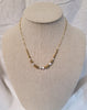 White Abacus Chain Necklace